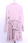 画像3: axes femme / レースドッキングトレンチコート  ピンク O-26-01-12-1035-AX-TO-IG-ZT541 (3)