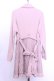 画像3: axes femme / レースドッキングトレンチコート  ピンク O-26-01-12-1035-AX-TO-IG-OS (3)