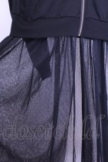 画像2: axes femme POETIQUE / ロングチュールパーカー Ｍ クロ O-26-01-12-1037-AX-TO-IG-ZH (2)