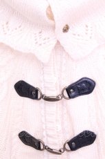 画像2: axes femme / オフタートルニットポンチョ  アイボリー O-26-01-12-1041-AX-TO-IG-ZT539 (2)