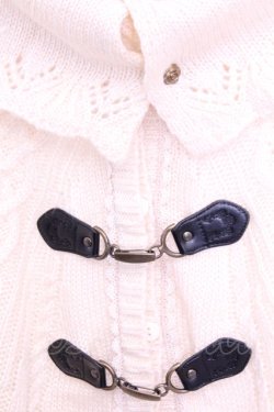 画像2: axes femme / オフタートルニットポンチョ  アイボリー O-26-01-12-1041-AX-TO-IG-OS