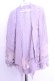 画像1: axes femme / レース使いフリルニットポンチョカーデ  ラベンダー O-26-01-12-1047-AX-TO-IG-OS (1)