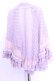 画像3: axes femme / レース使いフリルニットポンチョカーデ  ラベンダー O-26-01-12-1047-AX-TO-IG-OS (3)