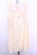 LIZ LISA / Aラインレースワンピース 0 イエロー O-26-01-12-1006-LO-OP-YM-OS