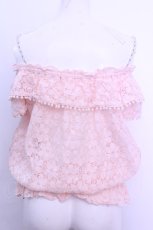画像4: LIZ LISA / クリスタルホルター総レースチュニック M ピンク O-26-01-12-1007-LO-TO-YM-ZT606 (4)