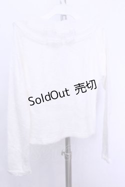 画像3: LIZ LISA / レース襟シャギー起毛ニットソー 0 シロ O-26-01-12-1001-LO-TO-YM-OS