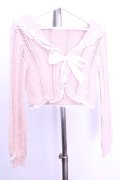 LIZ LISA / 鍵編みレースセーラーカーディガン 0 ピンク O-26-01-12-1013-LO-TO-YM-OS
