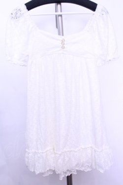 画像1: LIZ LISA / ニットレースワンピース F シロ O-26-01-12-1017-LO-OP-YM-OS