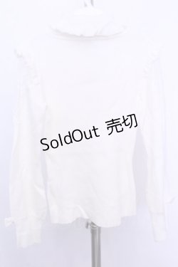 画像3: LIZ LISA / ローズネックレス付きテレコニット 0 シロ O-26-01-12-1002-LO-TO-YM-OS