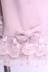 画像3: axes femme / 裾レースショートコート L ピンク O-26-01-12-1026-AX-CO-IG-OS (3)