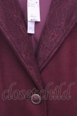画像2: axes femme / クラシックロングコート  ワイン O-26-01-12-1028-AX-CO-IG-ZT545 (2)