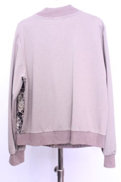 画像3: axes femme / 猫柄ゴブランブルゾン  ベージュ O-26-01-12-1029-AX-JA-IG-OS