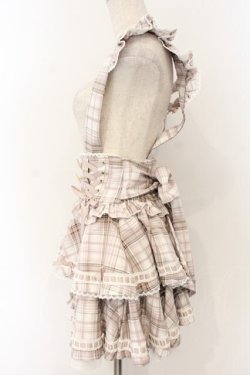 画像3: LIZ LISA / はしごリボンチェックティアードスカパン  ピンク O-26-01-12-057-LO-SK-OW-OS