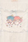 画像2: PINK HOUSE / Little Twin Stars×PINK HOUSE 刺しゅう入りローンタブリエ  シロ O-26-01-12-059-LO-TO-IG-OS (2)