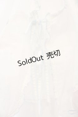 画像5: PINK HOUSE / Little Twin Stars×PINK HOUSE 刺しゅう入りローンタブリエ  シロ O-26-01-12-059-LO-TO-IG-OS