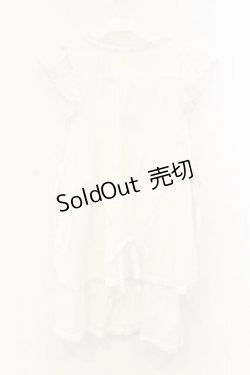 画像6: PINK HOUSE / Little Twin Stars×PINK HOUSE 刺しゅう入りローンタブリエ  シロ O-26-01-12-059-LO-TO-IG-OS