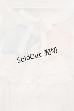 画像2: PINK HOUSE / 星形ワッペン使い配色ブラウス  シロ O-26-01-12-065-LO-BL-IG-OS