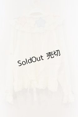 画像5: PINK HOUSE / 星形ワッペン使い配色ブラウス  シロ O-26-01-12-065-LO-BL-IG-OS