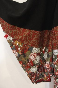 画像3: Qutie Frash / 着物ロングカーデ  レッド O-26-01-12-006-QU-JA-OW-OS