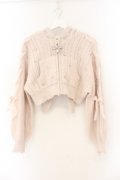 LIZ LISA / うさみみクロップドニットパーカー  ピンク O-26-01-12-071-LO-TO-OW-OS