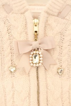 画像2: LIZ LISA / うさみみクロップドニットパーカー  ピンク O-26-01-12-071-LO-TO-OW-OS