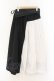 画像1: gouk (kikou) / 袴風スカート  ブラック×ホワイト O-26-01-12-072-0-SK-OW-OS (1)