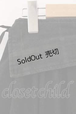 画像2: gouk (kikou) / 袴風スカート  ブラック×ホワイト O-26-01-12-072-0-SK-OW-OS