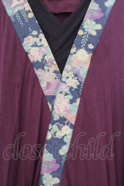 画像2: gouk / 着物衿カットワンピース  パープル O-26-01-12-081-GO-OP-OW-OS