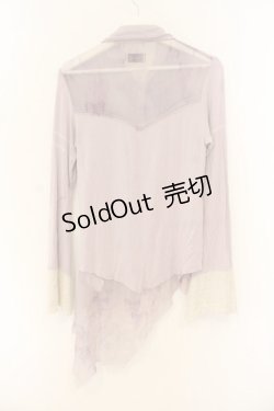 画像3: STEAM / ネット切り替えカットソーブラウス  ラベンダー O-26-01-12-084-HN-BL-OW-OS