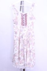 画像1: axes femme / 花柄ワンピース  アイボリー O-26-01-12-2004-AX-OP-IG-ZT543 (1)