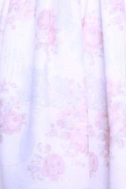 画像2: LIZ LISA / お城×花がらスカート  シロ×ピンク O-26-01-12-2046-LO-SK-IG-OS