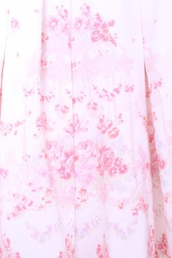 画像2: LIZ LISA / カルーセルローズ柄スカート  オフ×ピンク O-26-01-12-2048-LO-SK-IG-OS