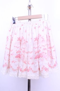 画像3: LIZ LISA / カルーセルローズ柄スカート  オフ×ピンク O-26-01-12-2048-LO-SK-IG-OS
