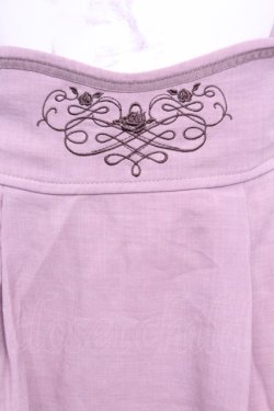 画像2: axes femme POETIQUE / 裾プリーツサスペンダースカート  ピンクベージュ O-26-01-12-2051-AX-SK-IG-OS