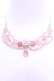 画像1: axes femme / ソフトフラワーネックレス  ピンク O-26-01-12-2060-AX-AC-OW-OS (1)
