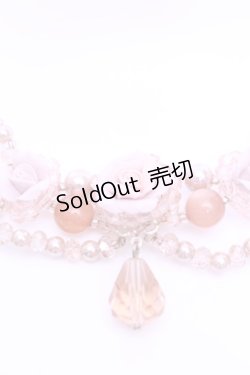 画像2: axes femme / ソフトフラワーネックレス  ピンク O-26-01-12-2060-AX-AC-OW-OS