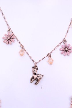 画像1: axes femme / バンビネックレス  ピンクゴールド O-26-01-12-2062-AX-AC-OW-OS