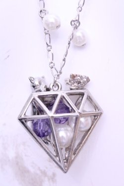 画像1: axes femme / ダイヤモンドキャットネックレス  シルバー O-26-01-12-2066-AX-AC-OW-OS