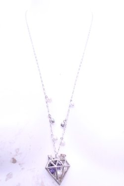 画像2: axes femme / ダイヤモンドキャットネックレス  シルバー O-26-01-12-2066-AX-AC-OW-OS