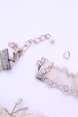 画像2: axes femme / バタフライモチーフチョーカー  アイボリー O-26-01-12-2067-AX-AC-OW-OS