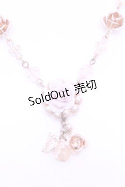 画像1: axes femme / スイートローズネックレス  ピンクゴールド O-26-01-12-2068-AX-AC-OW-ZT012-F002