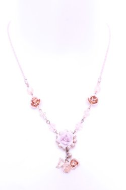 画像2: axes femme / スイートローズネックレス  ピンクゴールド O-26-01-12-2068-AX-AC-OW-OS