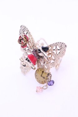 画像1: axes femme / うさぎ＆バタフライリング  ゴールド O-26-01-12-2084-AX-AC-OW-OS