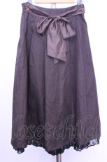 画像1: axes femme / タックデザインミディスカート  ブラウン O-26-01-12-2008-AX-SK-IG-ZT543 (1)