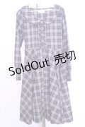 Favorite / タータンチェックワンピース  ダークブラウン O-26-01-12-2009-LO-OP-IG-OS