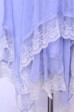 画像2: axes femme / フィッシュテールスカート  サックス O-26-01-12-2011-AX-SK-IG-OS