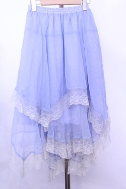 画像3: axes femme / フィッシュテールスカート  サックス O-26-01-12-2011-AX-SK-IG-OS