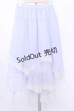 画像3: axes femme / フィッシュテールスカート  サックス O-26-01-12-2011-AX-SK-IG-ZT543