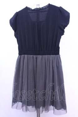 画像3: axes femme / リボンデザインチュールチュニ M クロ O-26-01-12-2016-AX-OP-IG-OS