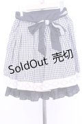 axes femme / ギンガムチェックスカート  クロ×アイボリー O-26-01-12-2028-AX-SK-IG-ZT0114G